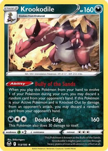 Krookodile - SWSH12: Silver Tempest #113