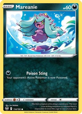 Mareanie - SWSH12: Silver Tempest #114