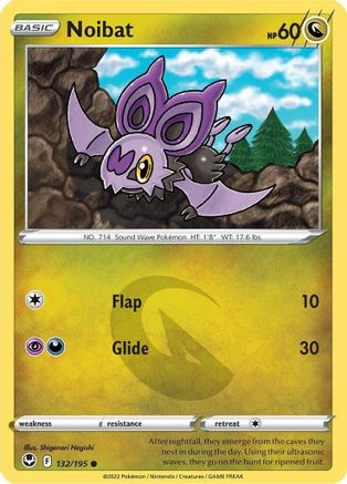 Noibat - SWSH12: Silver Tempest #132
