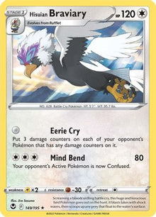 Hisuian Braviary - SWSH12: Silver Tempest #149