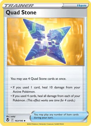 Quad Stone - SWSH12: Silver Tempest #163