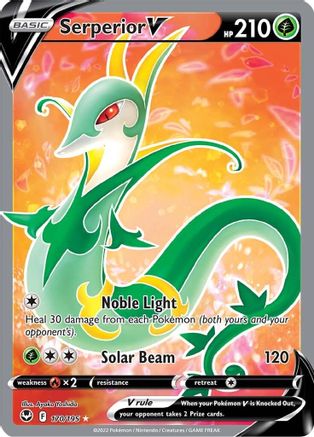 Serperior V (Full Art) - SWSH12: Silver Tempest #170