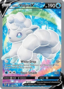 Alolan Vulpix V (Full Art) - SWSH12: Silver Tempest #173