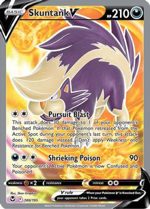 Skuntank V (Full Art) - SWSH12: Silver Tempest #180