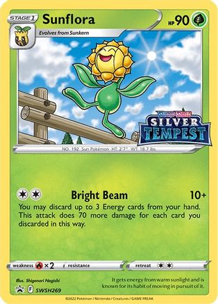 Sunflora - SWSH269 (Prerelease) - SWSH: Sword & Shield Promo Cards #SWSH269