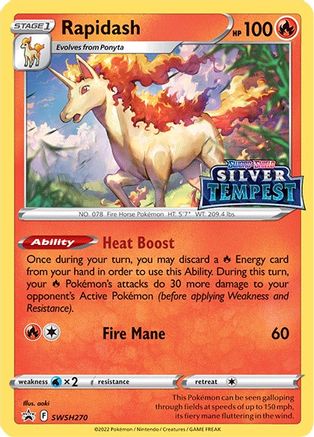 Rapidash - SWSH270 (Prerelease) - SWSH: Sword & Shield Promo Cards #SWSH270