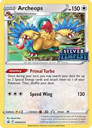 Archeops - SWSH272 (Prerelease) - SWSH: Sword & Shield Promo Cards #SWSH272
