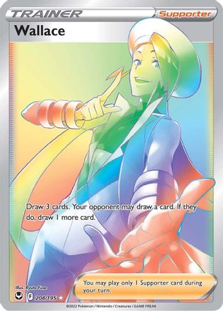 Wallace (Secret) - SWSH12: Silver Tempest #208
