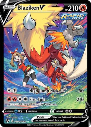 Blaziken V - SWSH12: Silver Tempest Trainer Gallery #TG14