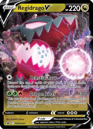 Regidrago V - SWSH281 - SWSH: Sword & Shield Promo Cards #SWSH281