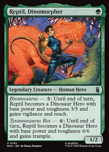 Reptil, Dinomorpher - Marvel Super Heroes #182