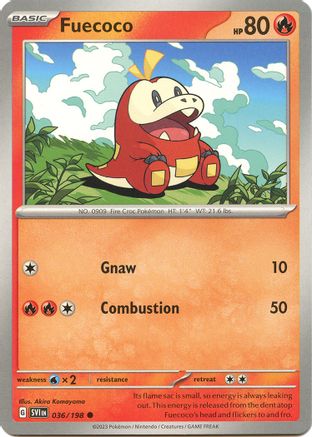 Fuecoco - SV01: Scarlet & Violet Base Set #036