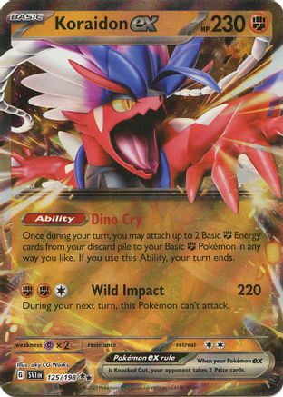 Koraidon ex - 125/198 - SV01: Scarlet & Violet Base Set #125