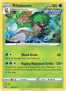 Rillaboom - SWSH277 - SWSH: Sword & Shield Promo Cards #SWSH277