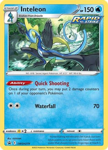 Inteleon - SWSH279 - SWSH: Sword & Shield Promo Cards #SWSH279
