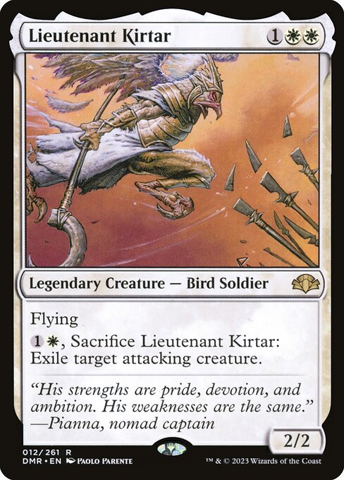 Lieutenant Kirtar - (dmr-12) - Near Mint (*Foil )