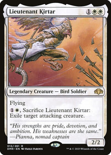 Lieutenant Kirtar - (dmr-12) - Near Mint (*Foil )