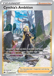 Cynthia's Ambition - SWSH: Crown Zenith: Galarian Gallery #GG60
