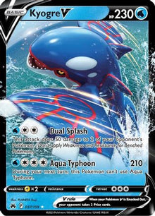 Kyogre V - SWSH: Crown Zenith #037