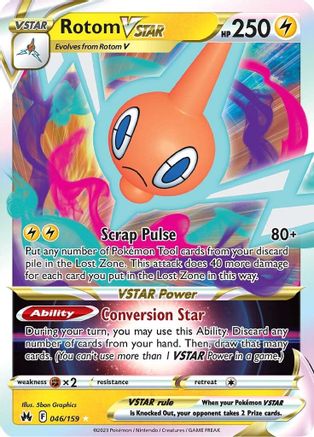 Rotom VSTAR - SWSH: Crown Zenith #046