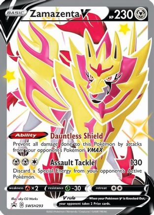 Zamazenta V (Shiny) - SWSH293 - SWSH: Sword & Shield Promo Cards #SWSH293