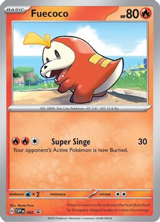 Fuecoco - 002 - SV: Scarlet & Violet Promo Cards #002