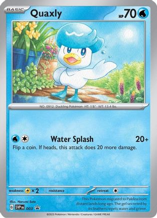 Quaxly - 003 - SV: Scarlet & Violet Promo Cards #003