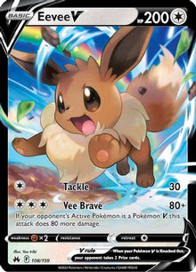 Eevee V - SWSH: Crown Zenith #108