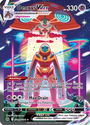 Deoxys VMAX - SWSH: Crown Zenith: Galarian Gallery #GG45