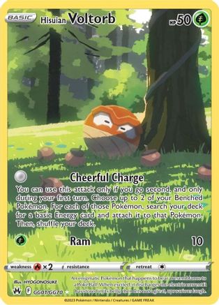 Hisuian Voltorb - SWSH: Crown Zenith: Galarian Gallery #GG01