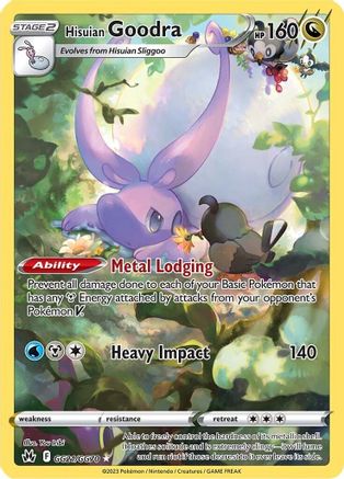 Hisuian Goodra - SWSH: Crown Zenith: Galarian Gallery #GG21