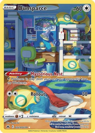 Dunsparce - SWSH: Crown Zenith: Galarian Gallery #GG23