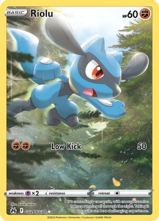 Riolu - SWSH: Crown Zenith: Galarian Gallery #GG26