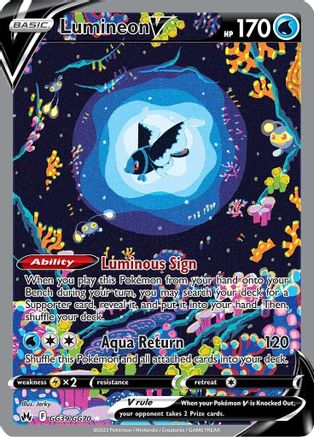 Lumineon V - SWSH: Crown Zenith: Galarian Gallery #GG39