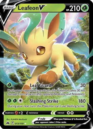 Leafeon V - SWSH: Crown Zenith #013