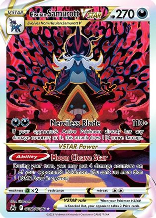 Hisuian Samurott VSTAR - SWSH: Crown Zenith: Galarian Gallery #GG52