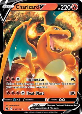 Charizard V - SWSH: Crown Zenith #018