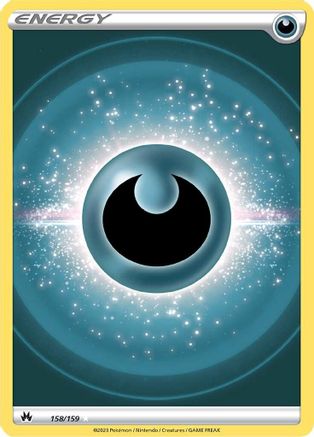 Darkness Energy (Texture Full Art) - SWSH: Crown Zenith #158