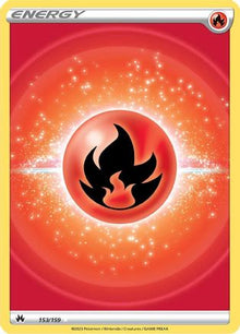 Fire Energy (Texture Full Art) - SWSH: Crown Zenith #153