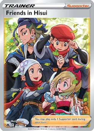 Friends in Hisui (Full Art) - SWSH: Crown Zenith #148