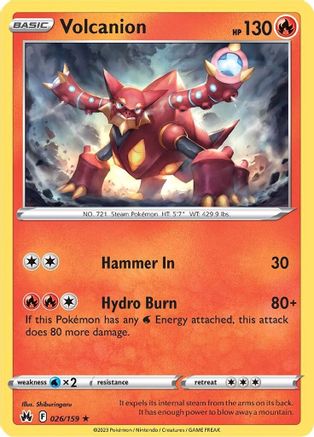 Volcanion - SWSH: Crown Zenith #026