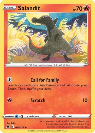 Salandit - SWSH: Crown Zenith #027