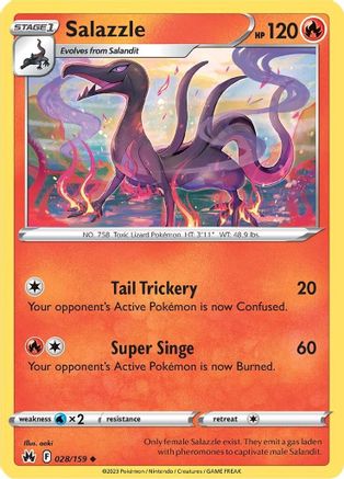 Salazzle - SWSH: Crown Zenith #028