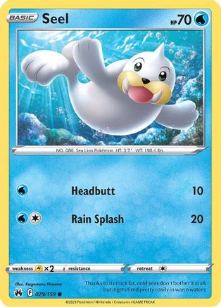 Seel - SWSH: Crown Zenith #029