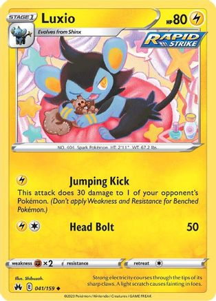 Luxio (41) - SWSH: Crown Zenith #041