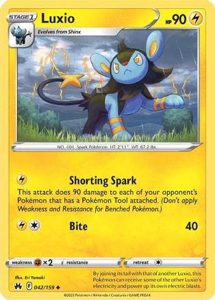 Luxio (42) - SWSH: Crown Zenith #042