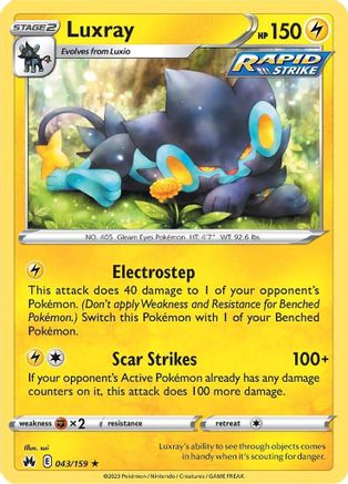 Luxray (43) - SWSH: Crown Zenith #043