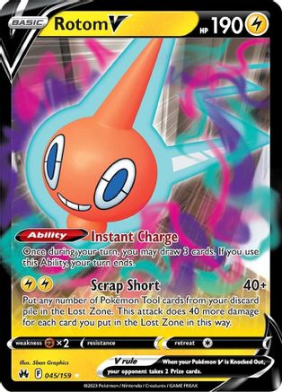 Rotom V - SWSH: Crown Zenith #045