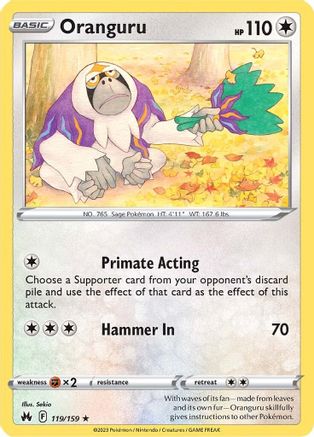 Oranguru - SWSH: Crown Zenith #119