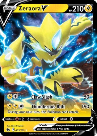 Zeraora V - SWSH: Crown Zenith #053